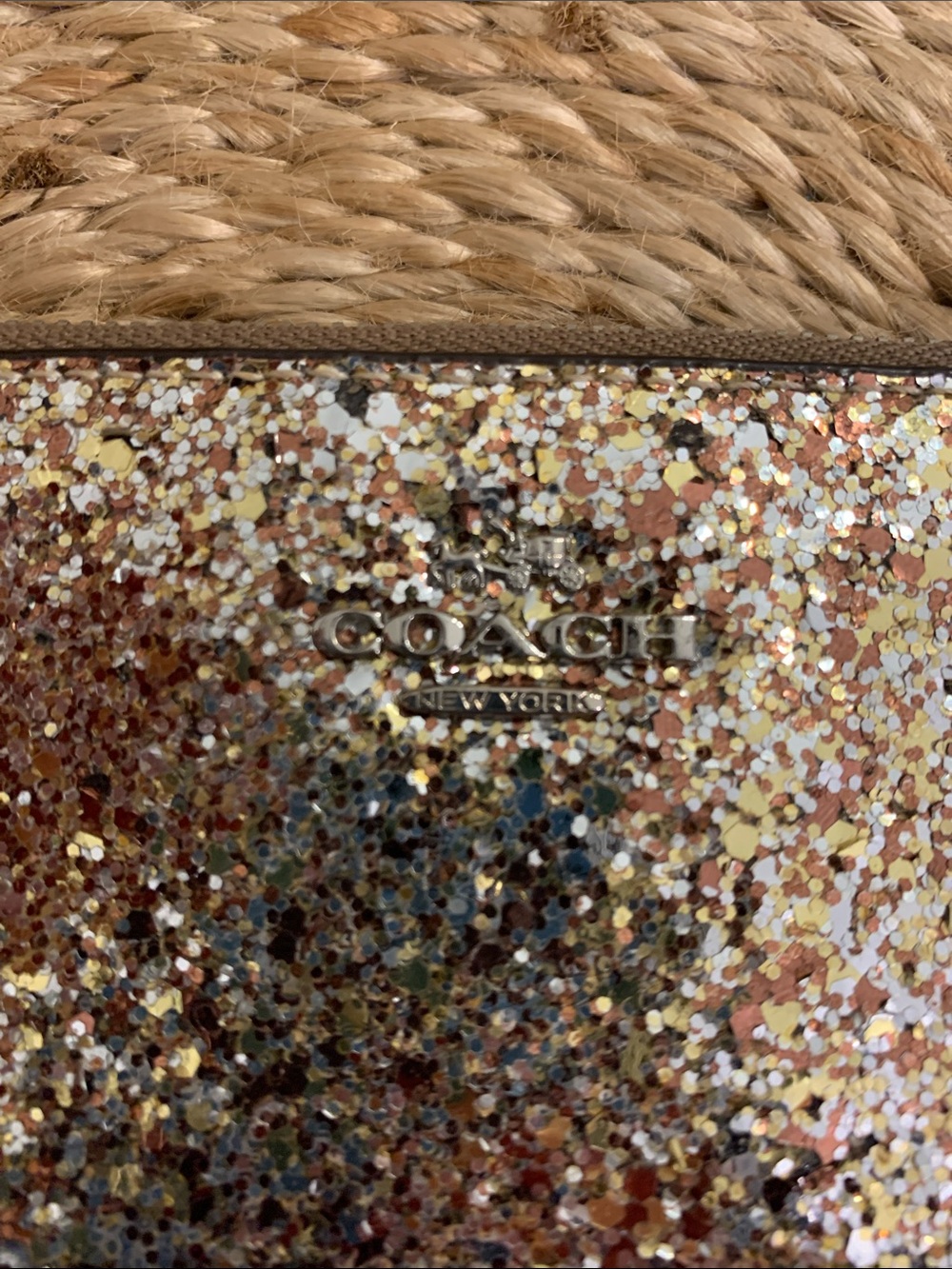Coach rose gold Glitter Wristlet Clutch - Picture 4 of 10